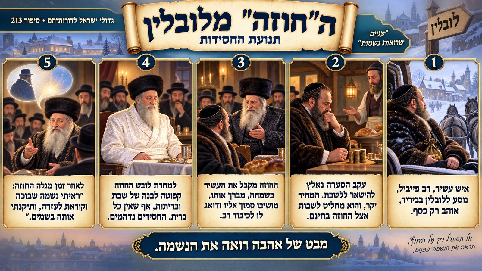 תמונת סיכום — תנועת החסידות: ה"חוזה" מלובלין